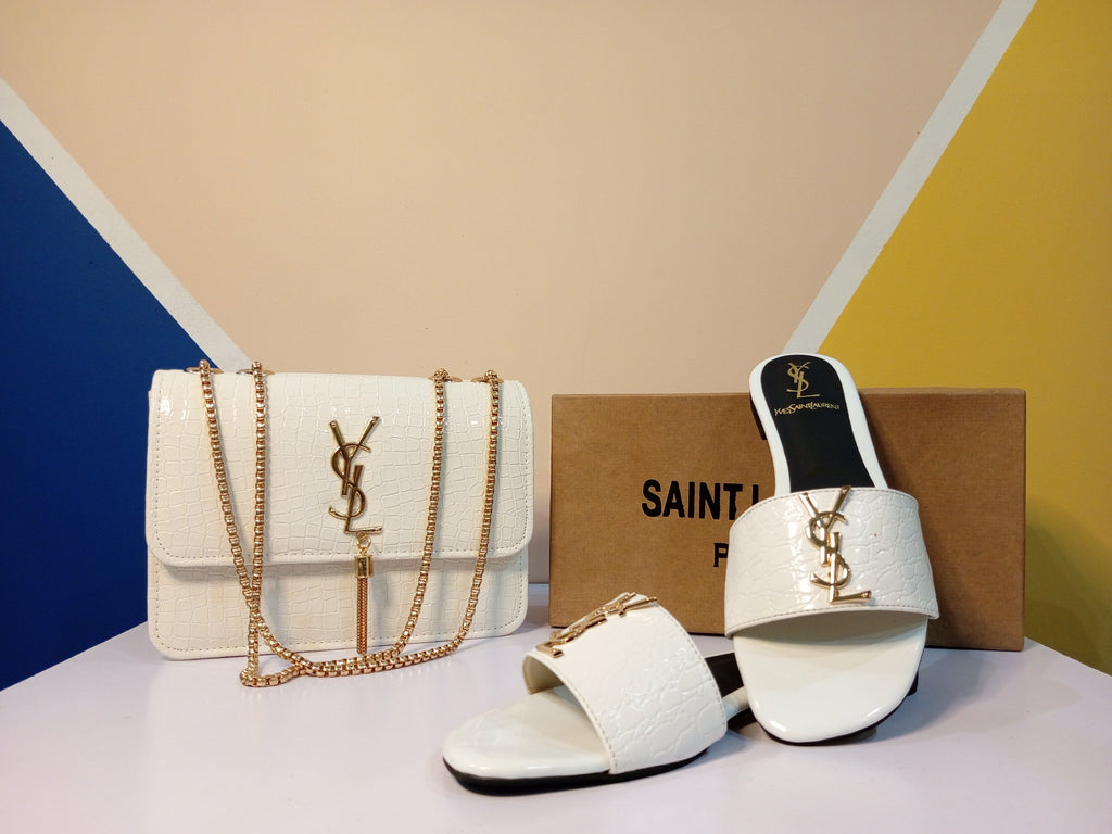 YSL Slipper & bag Set