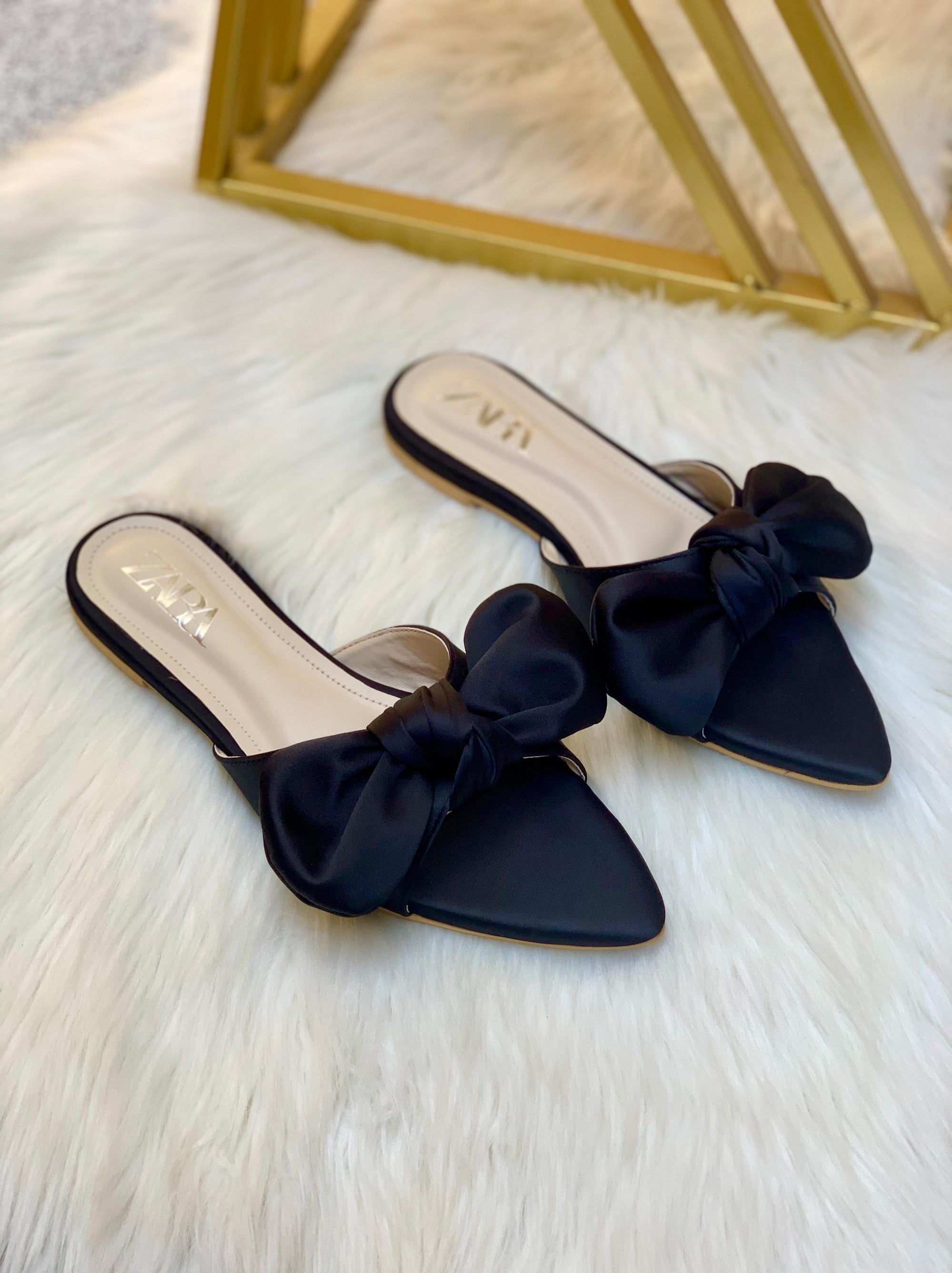Zárà Bow Flat Slipper