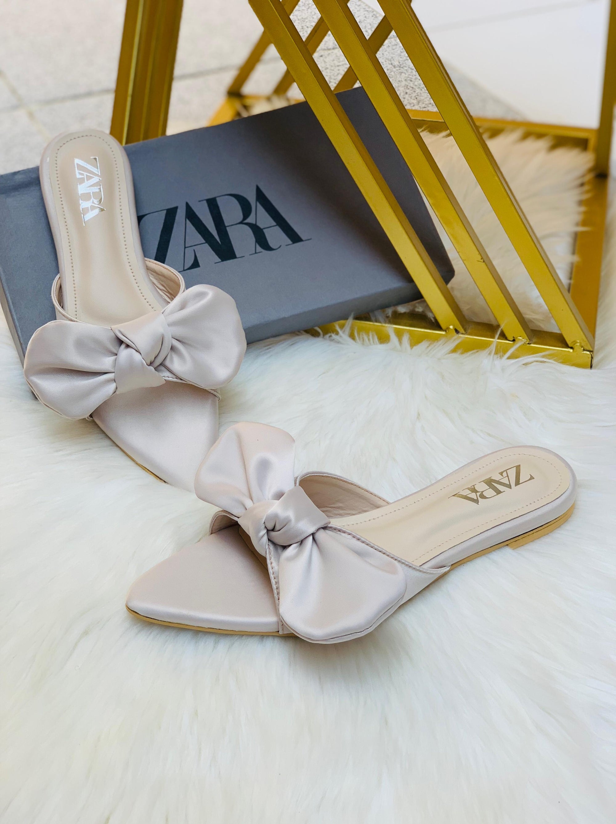 Zárà Bow Flat Slipper
