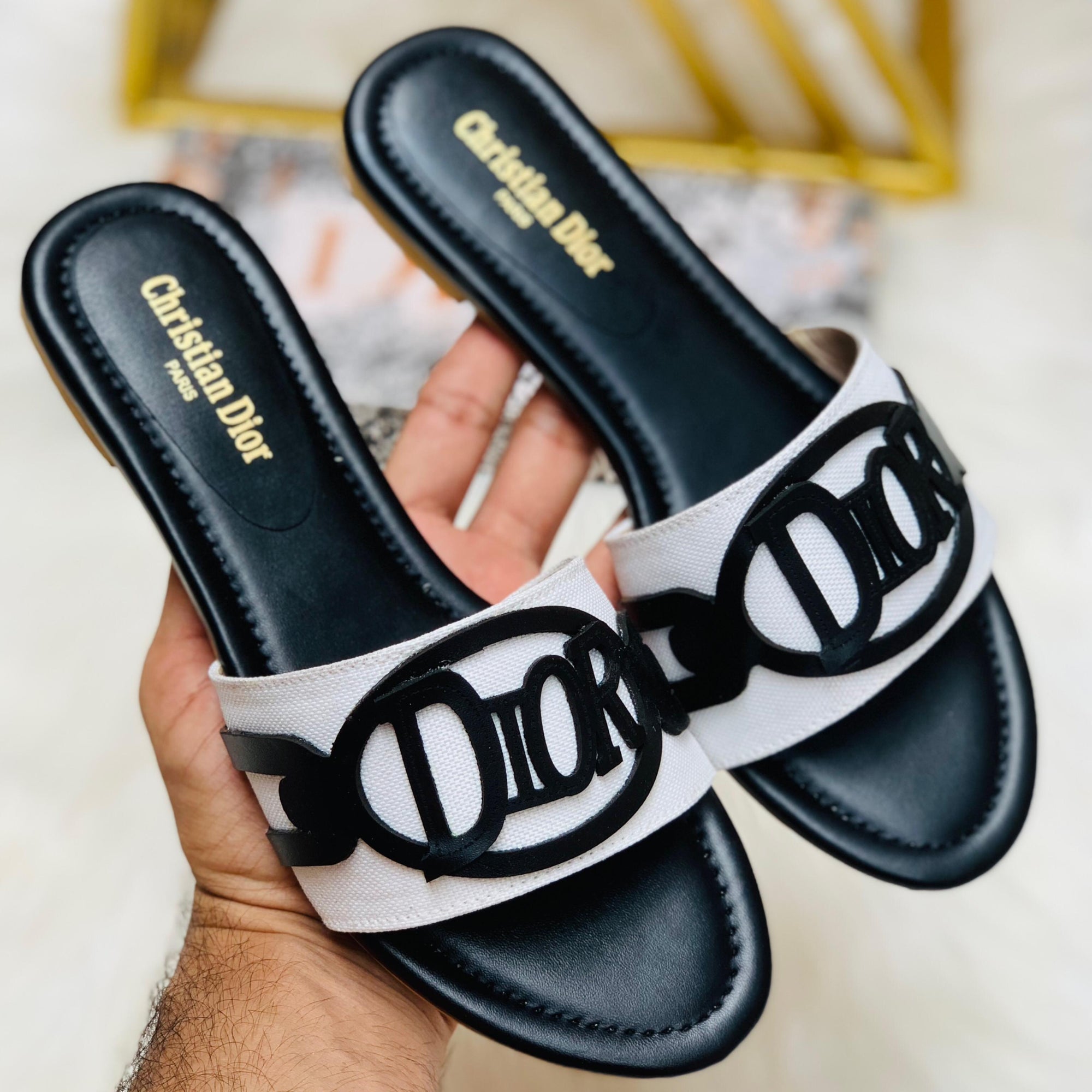 Dìôr Flat Slipper