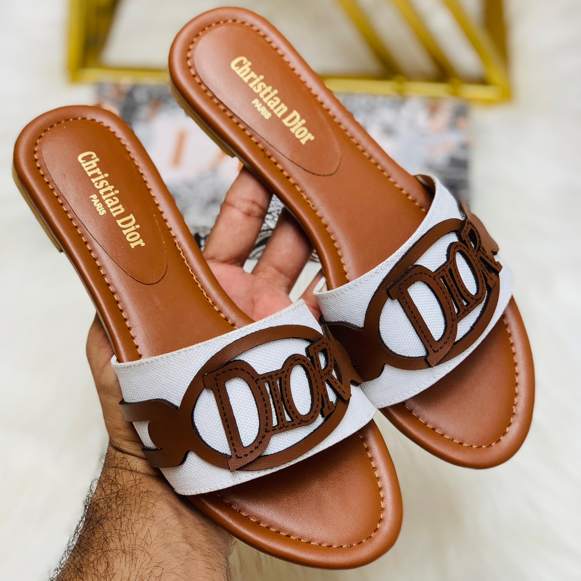 Dìôr Flat Slipper