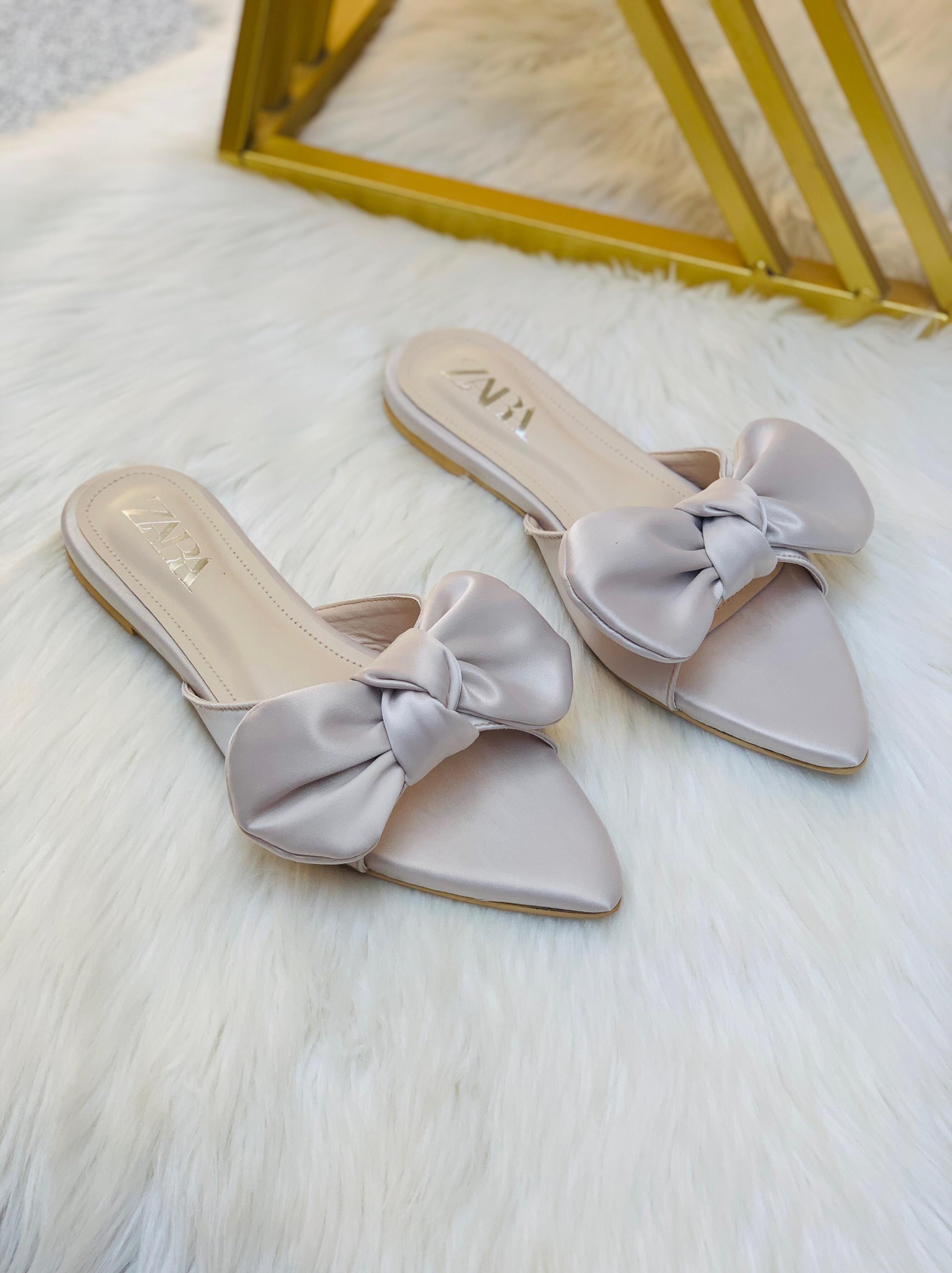 Zárà Bow Flat Slipper